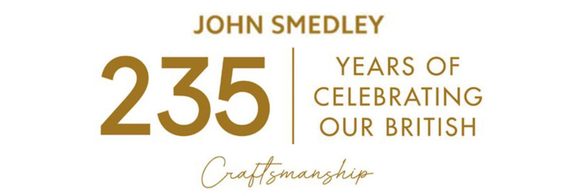 Banner John Smedley per festeggiare 235 anni di artigianato britannico - da Caprettini 1884 a Brescia
